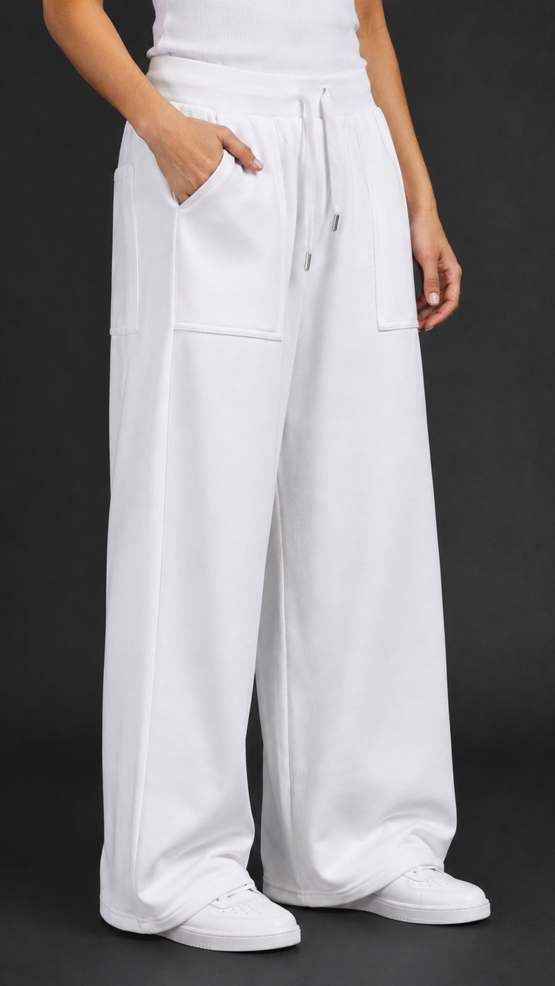 ODD 01 Sweatpants - White x Red - Unisex