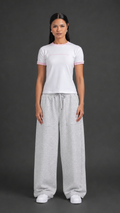 Baby Tee - White x Pink - Women