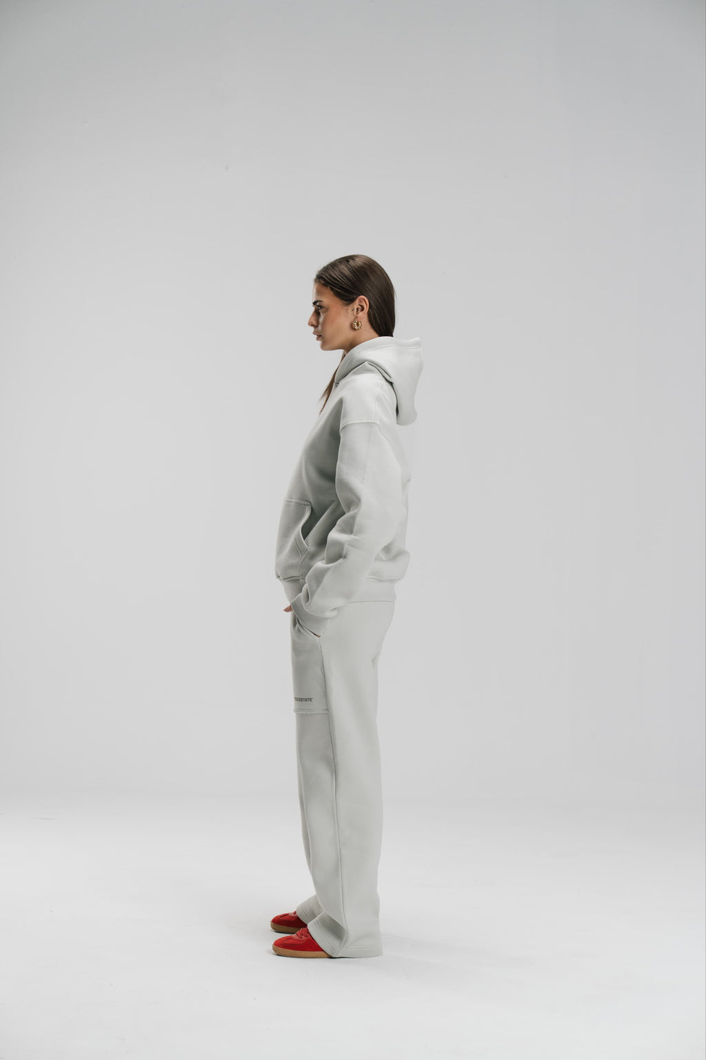 Oversized Hoodie - Silver - Unisex