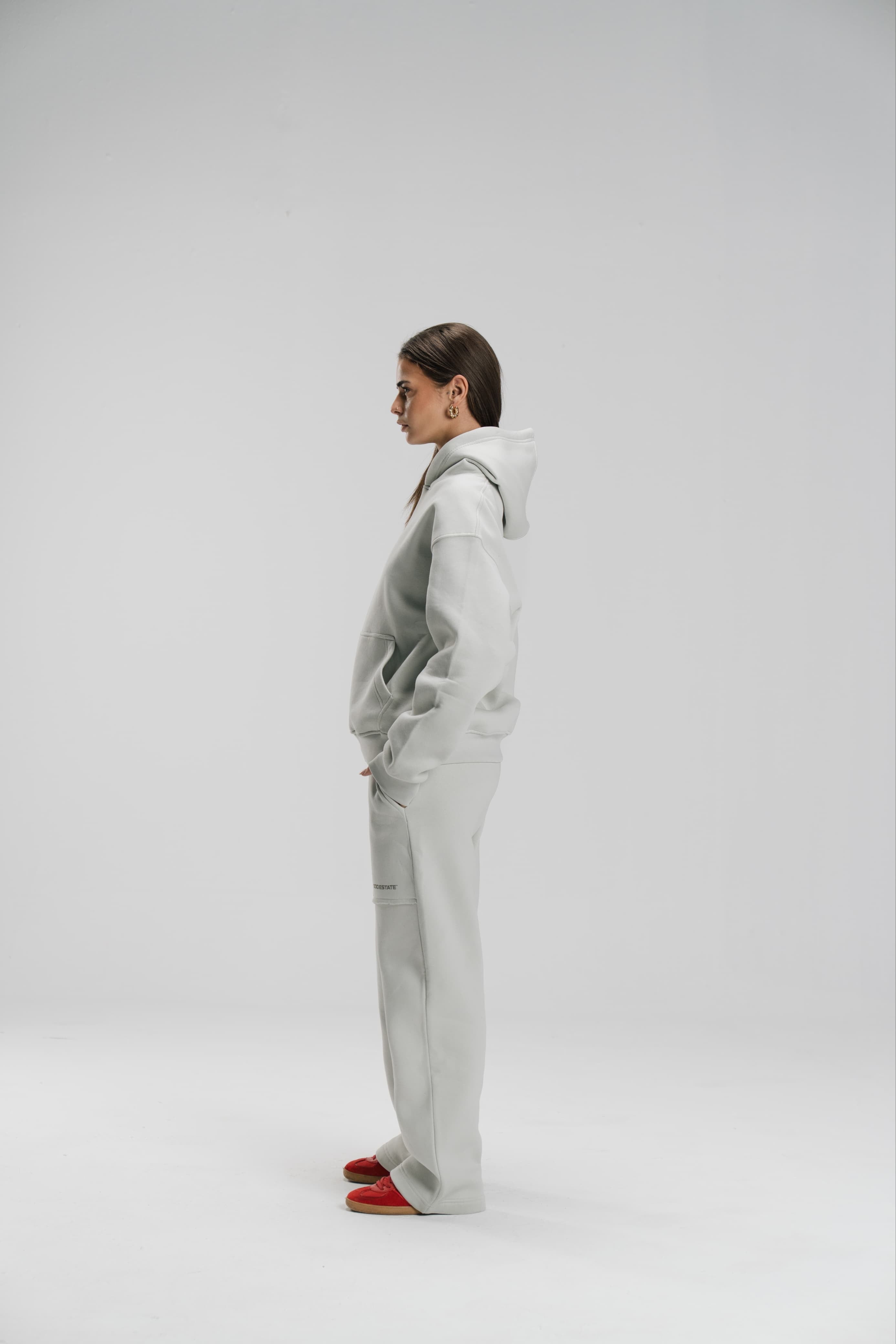 Oversized Hoodie - Silver - Unisex