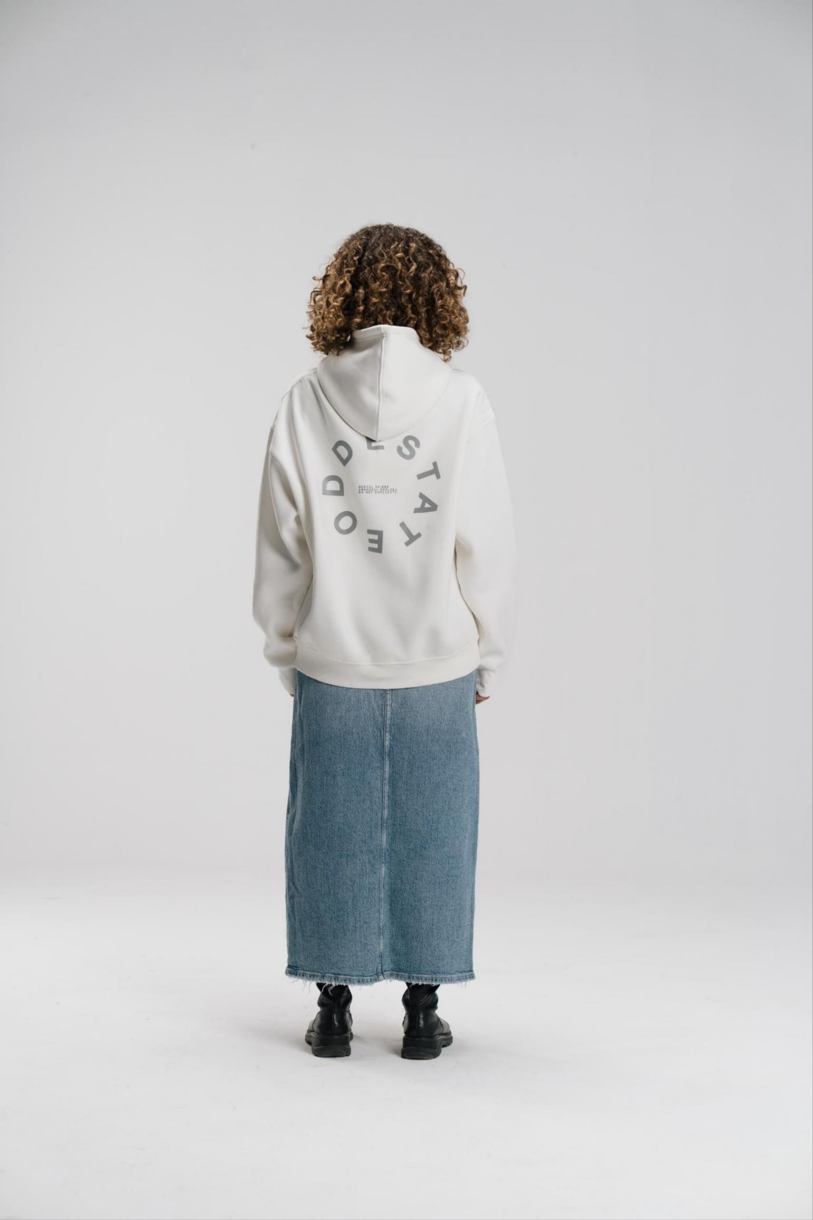 Oversized Hoodie -  Off White - Unisex