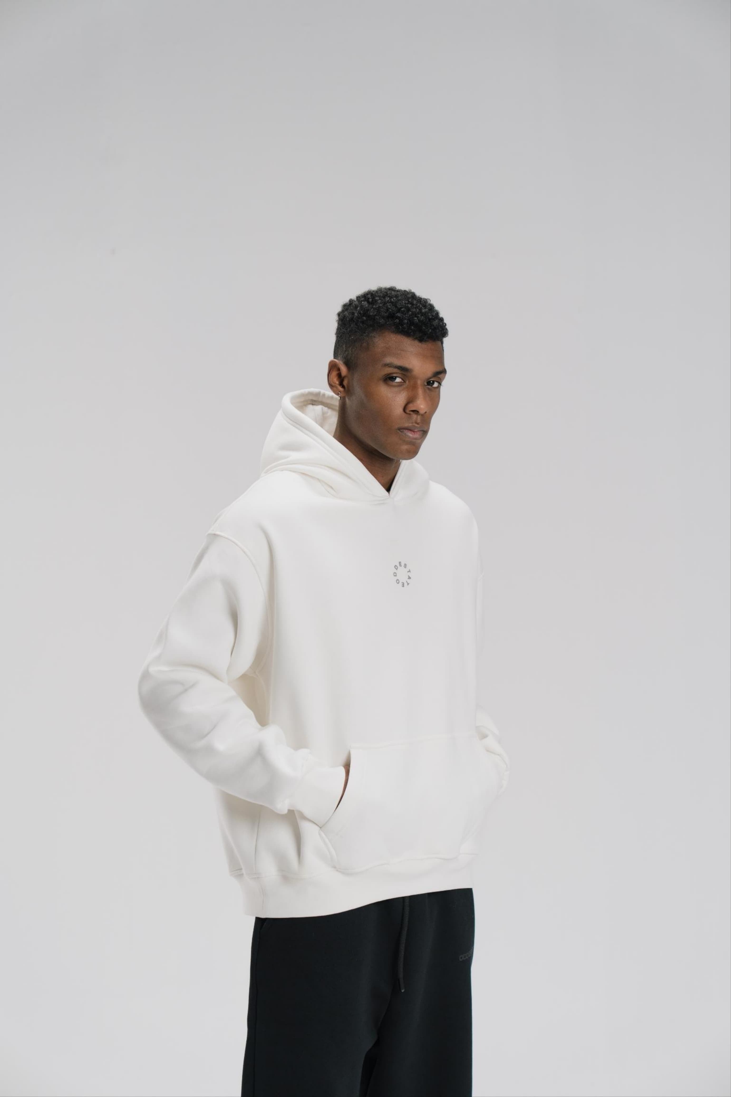 Oversized Hoodie -  Off White - Unisex