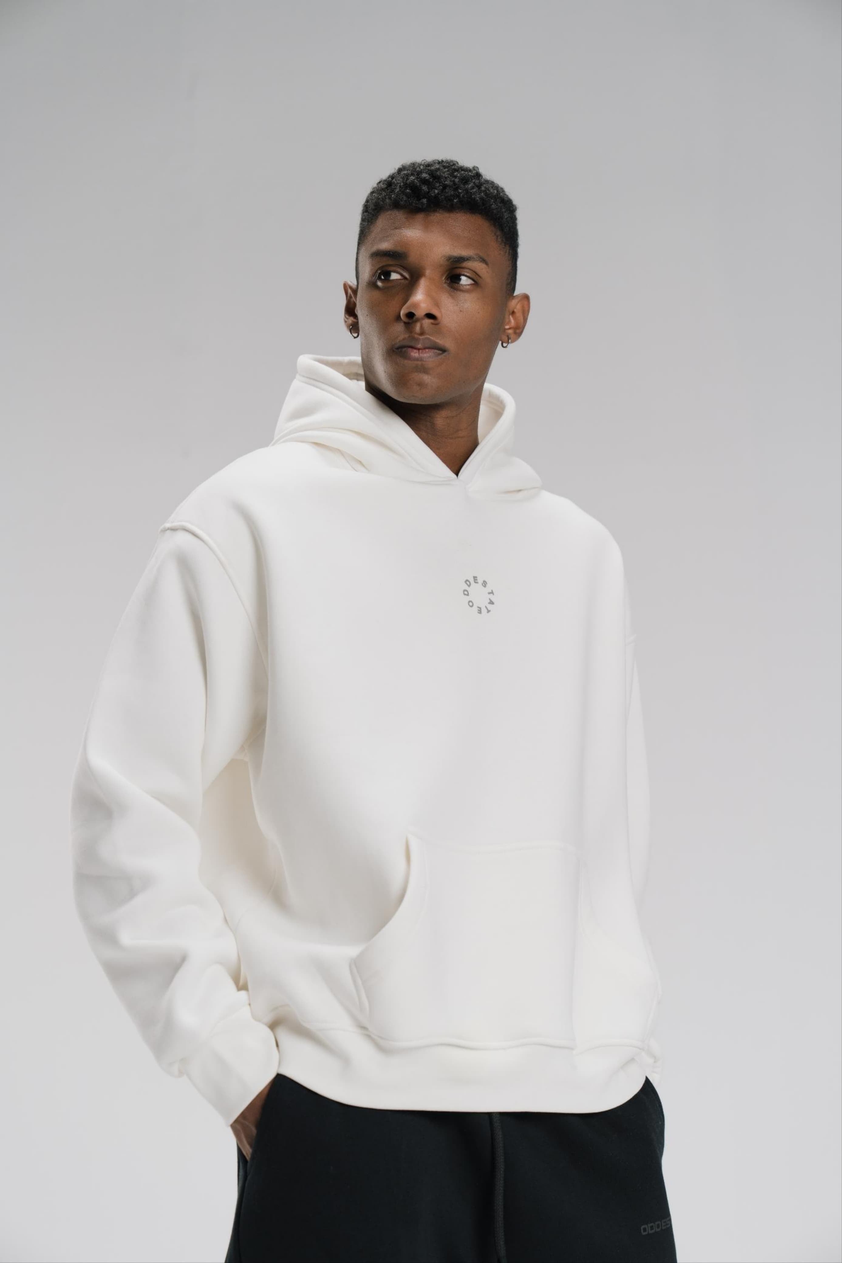 Oversized Hoodie -  Off White - Unisex