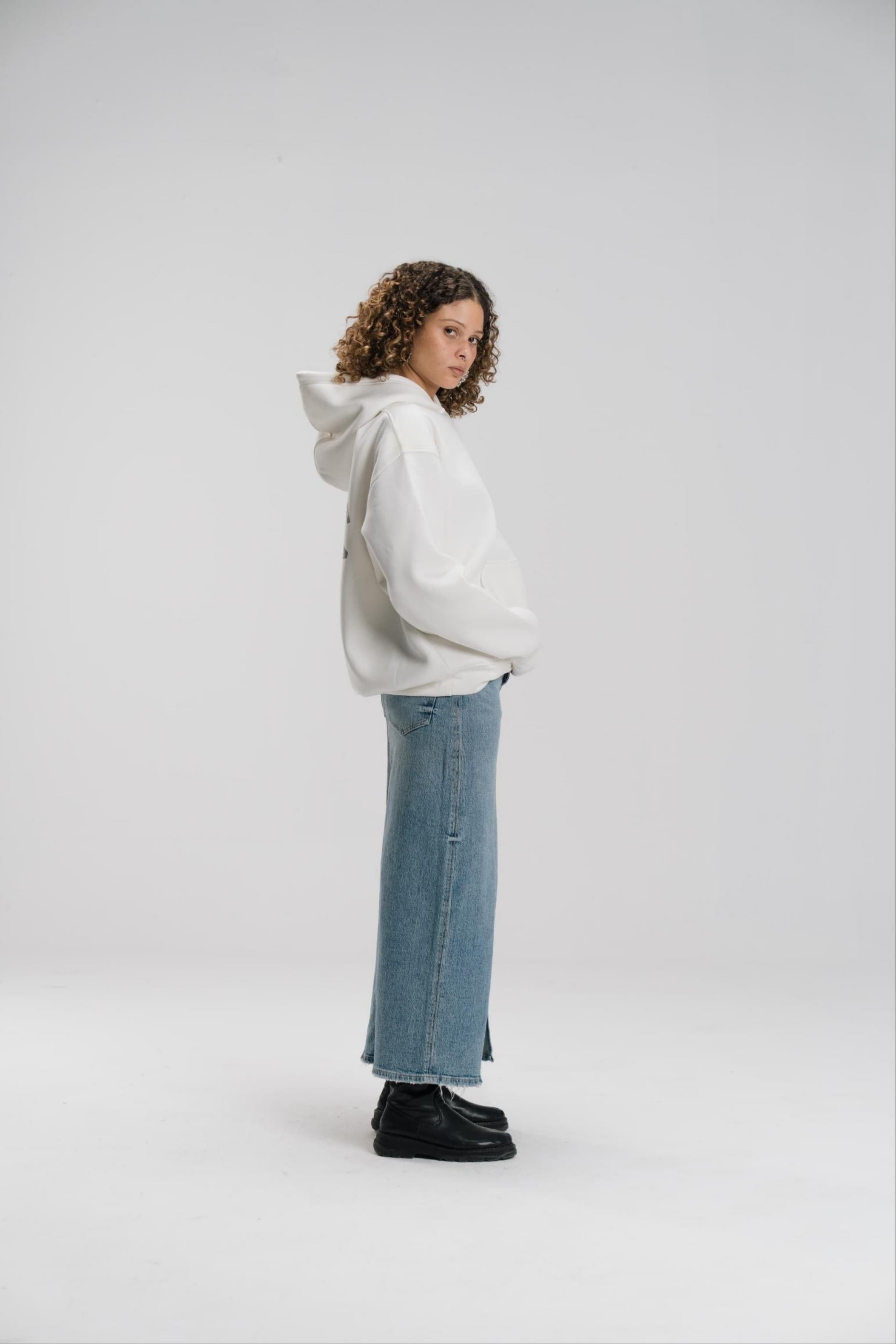 Oversized Hoodie -  Off White - Unisex