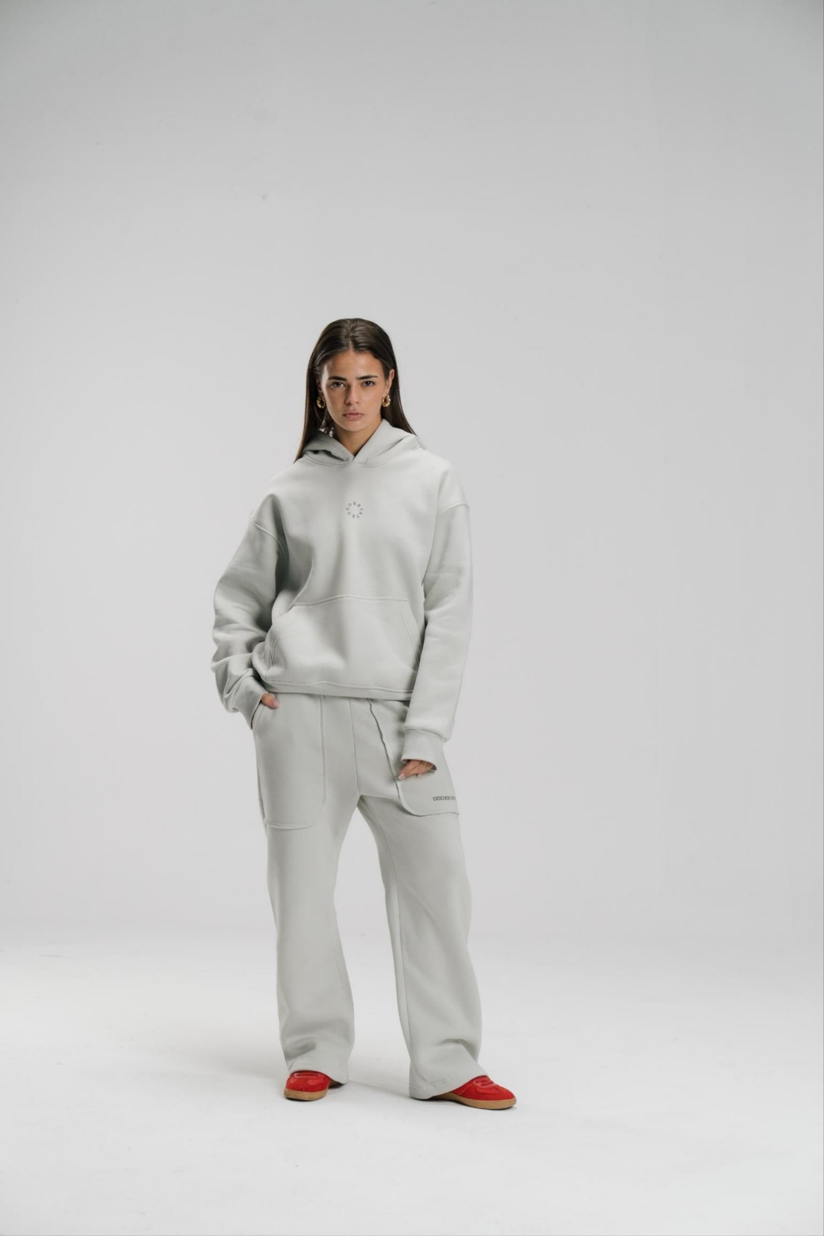 Oversized Hoodie - Silver - Unisex