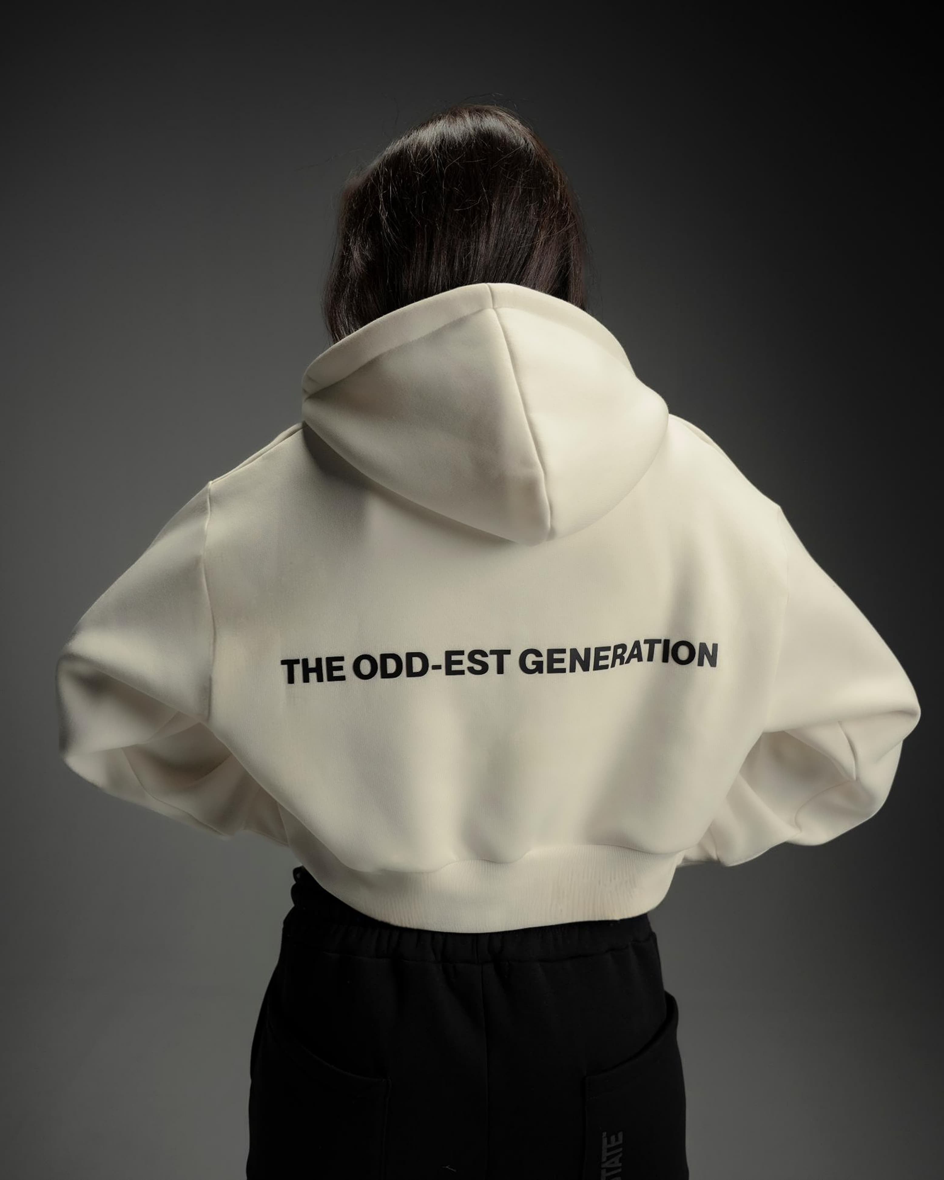 Cropped Zipper - Off White