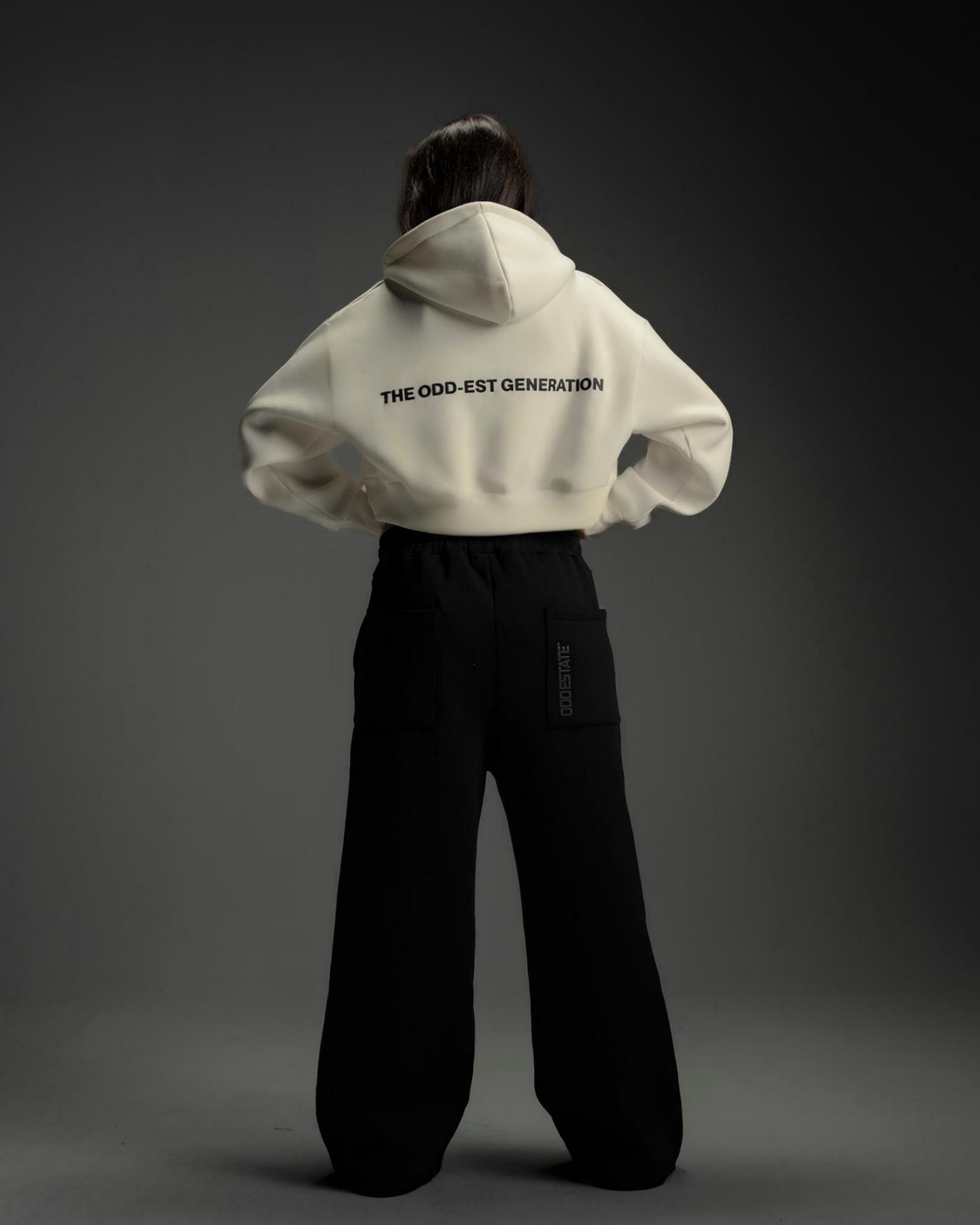 Cropped Zipper - Off White