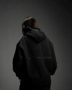 Boxy Fit Hoodie - Black - Unisex