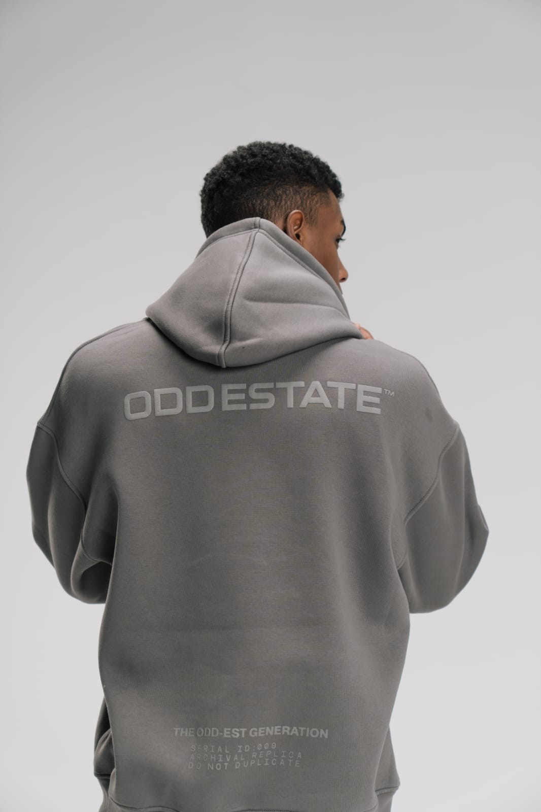 Oversized Hoodie - Charcoal - Unisex