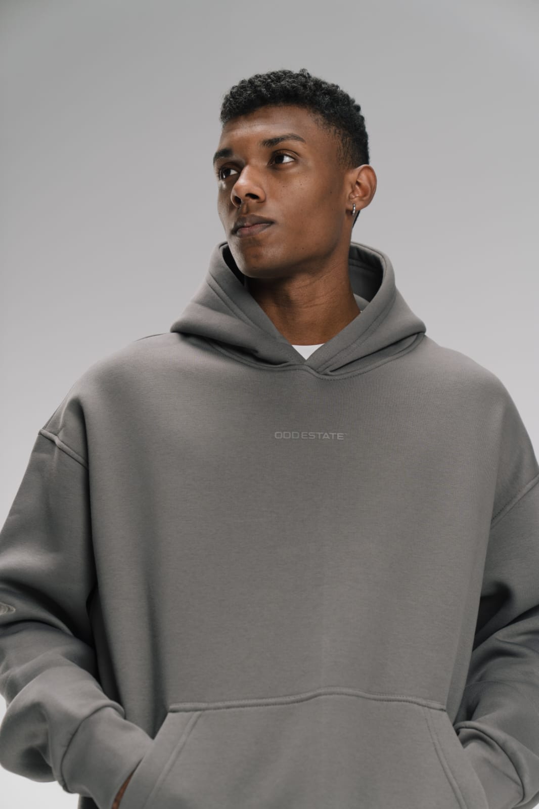 Oversized Hoodie - Charcoal - Unisex