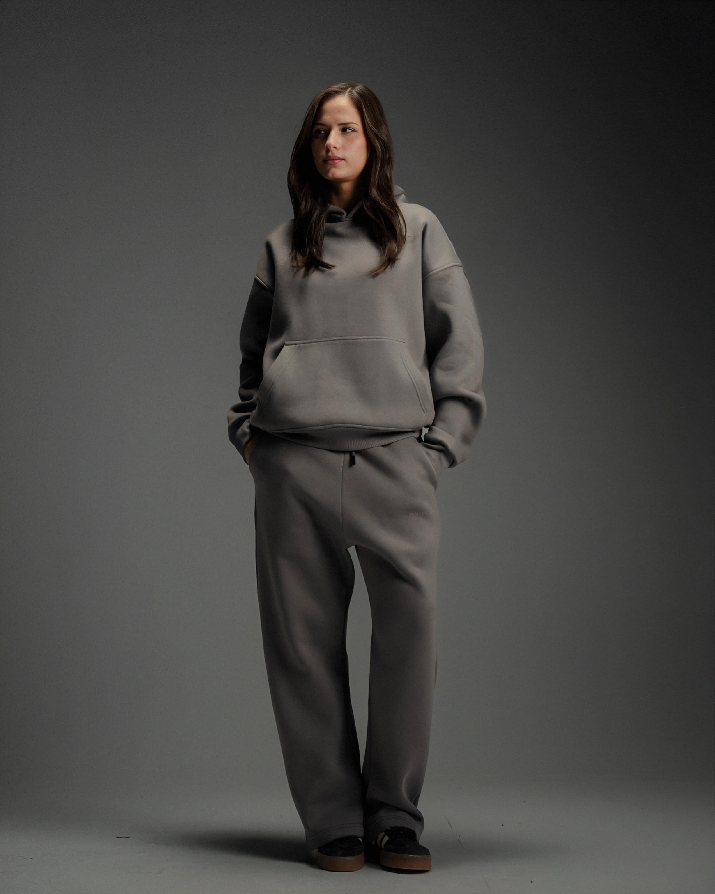 Oversized Hoodie - Charcoal - Unisex