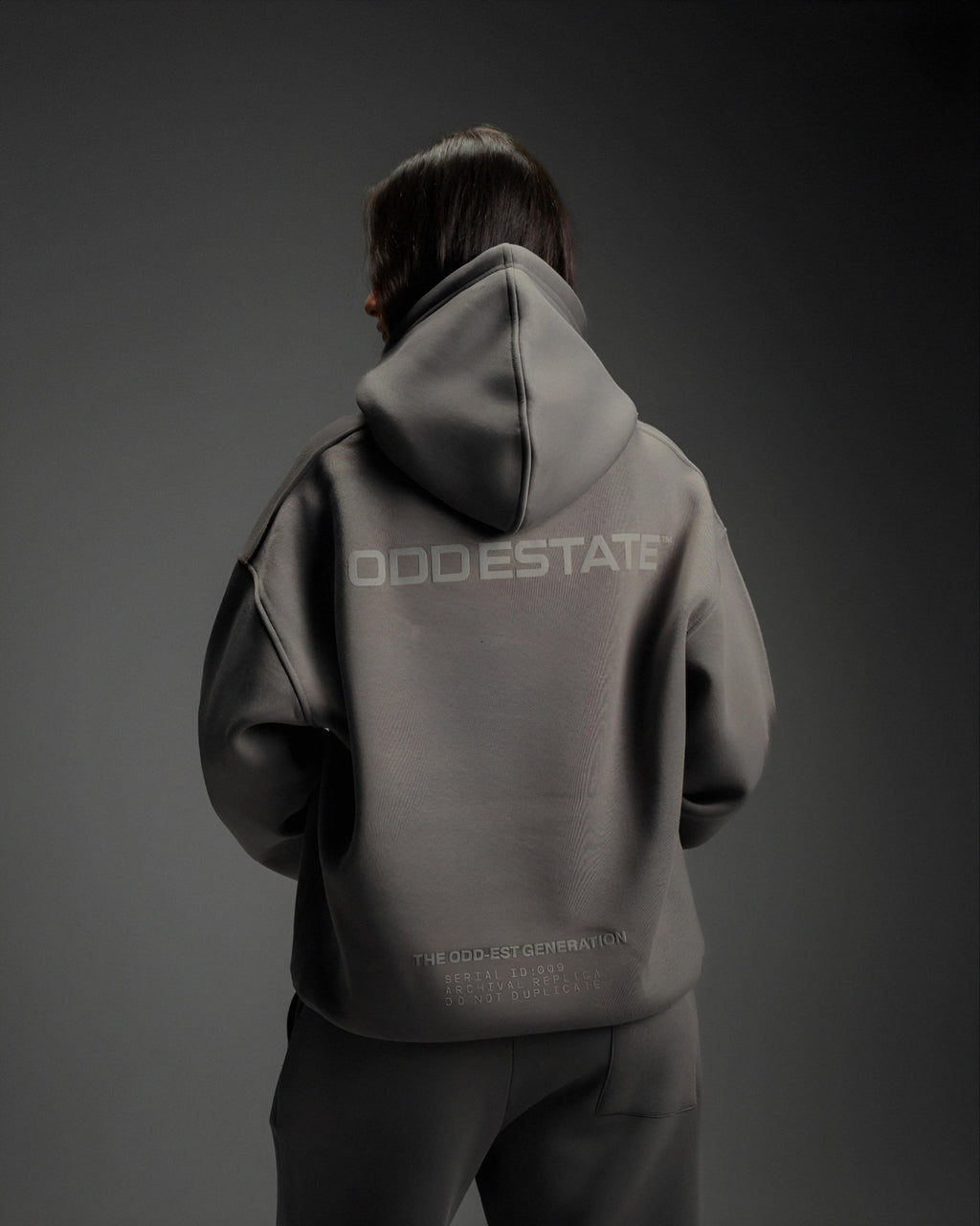 Oversized Hoodie - Charcoal - Unisex
