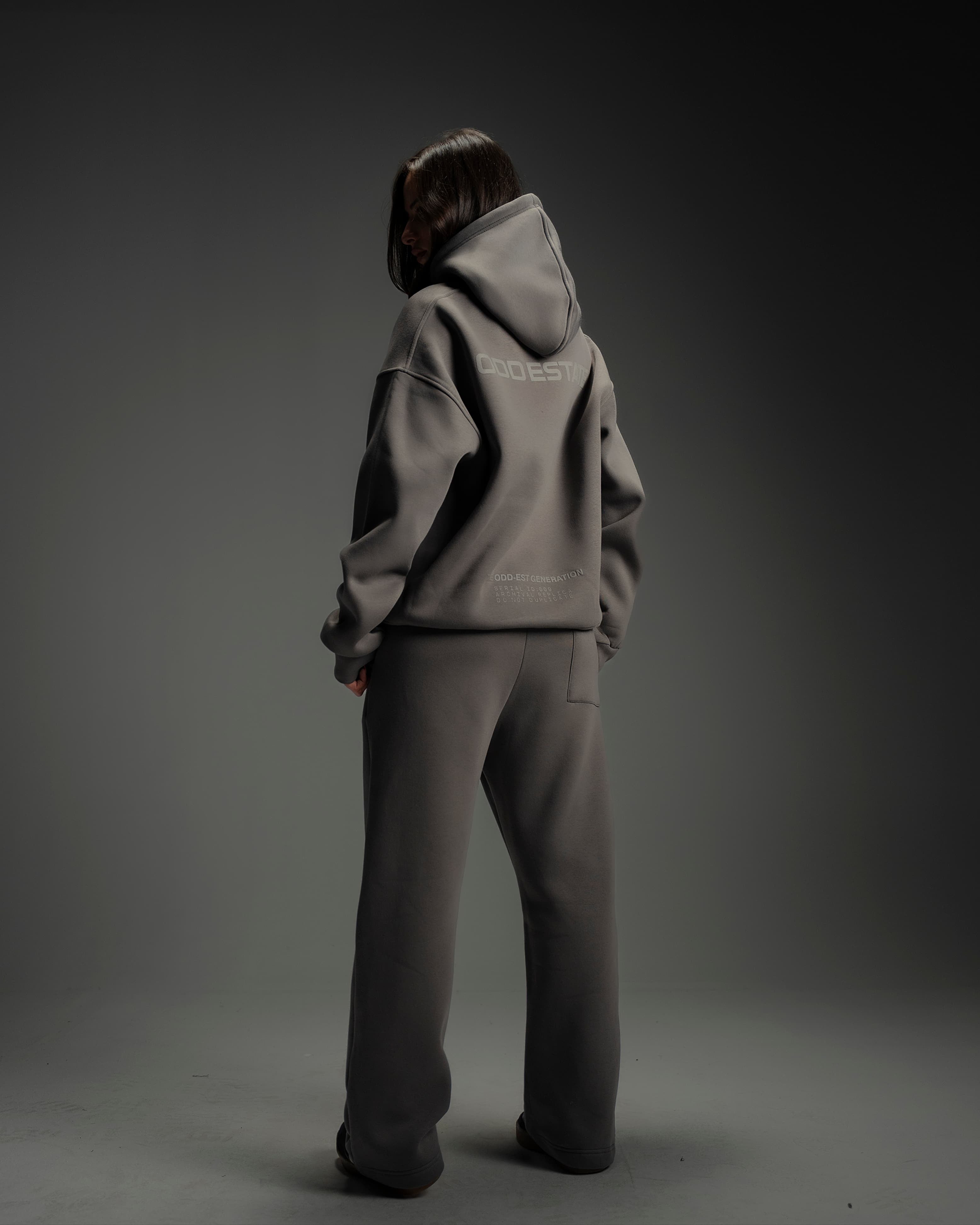 Oversized Hoodie - Charcoal - Unisex