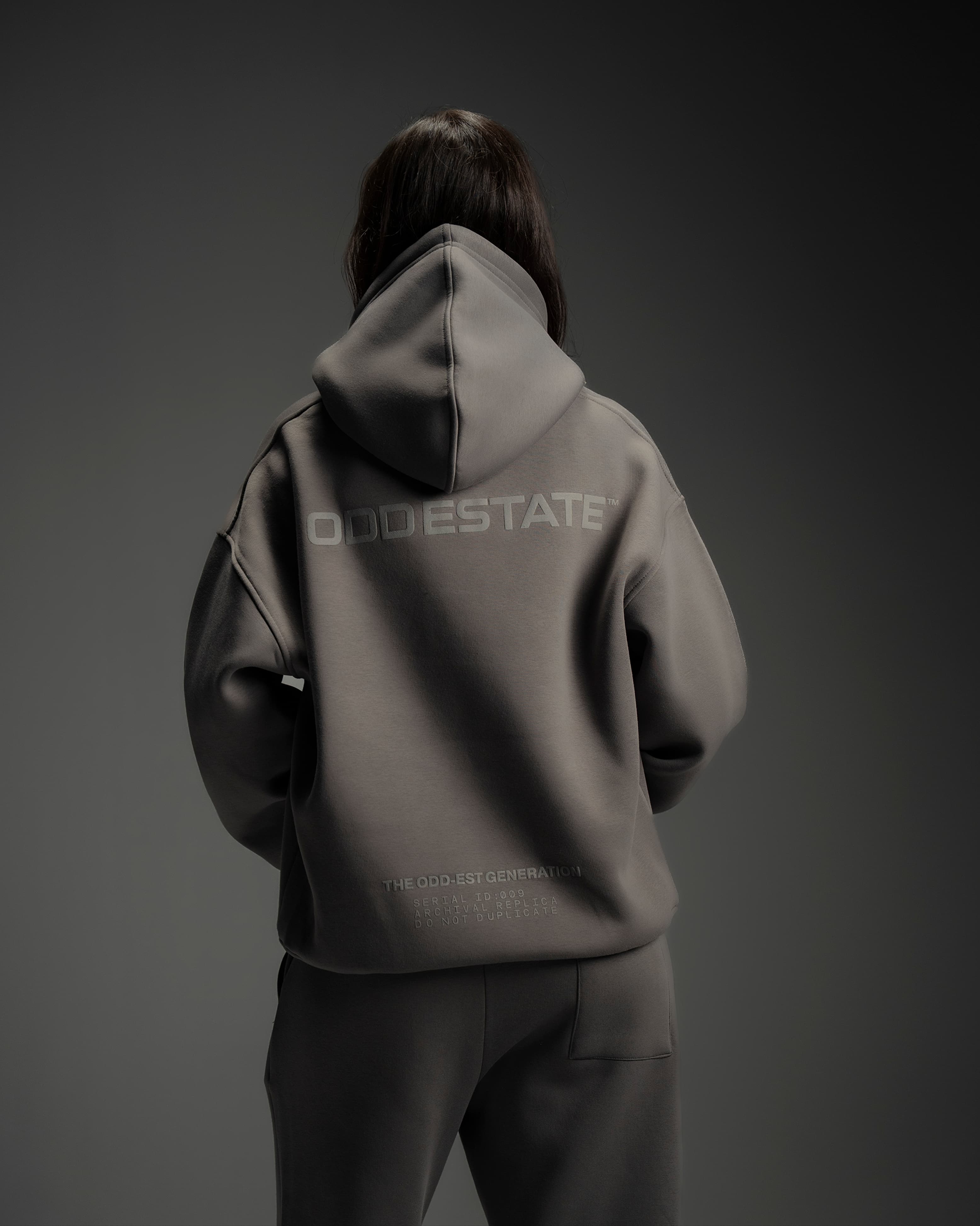 Oversized Hoodie - Charcoal - Unisex