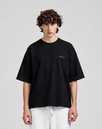 ESSENTIAL TEE - Black x Blue - Unisex