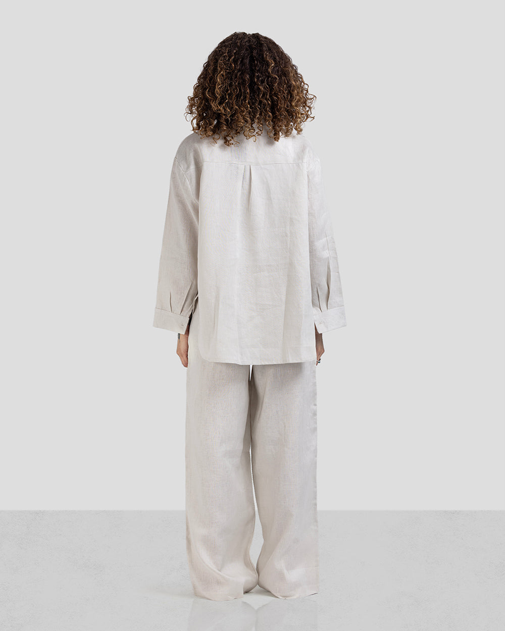 Pure Linen shirt - Beige - Women