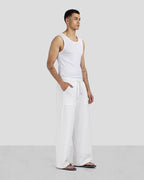 ODD 01 Sweatpants - White x Red - Unisex