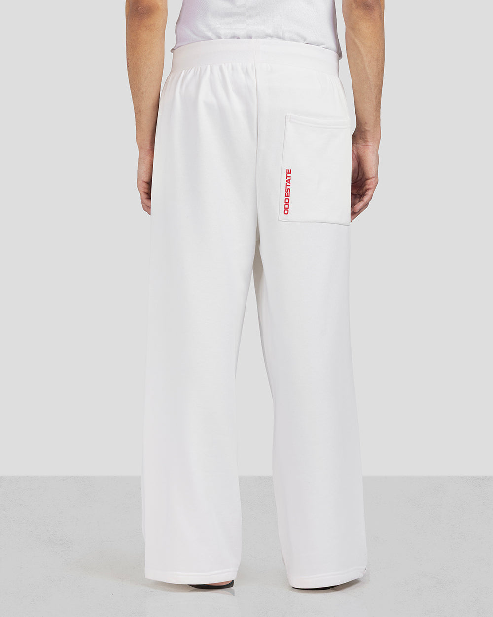 ODD 01 Sweatpants - White x Red - Unisex