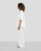 ESSENTIAL TEE - Off White x Blue - Unisex