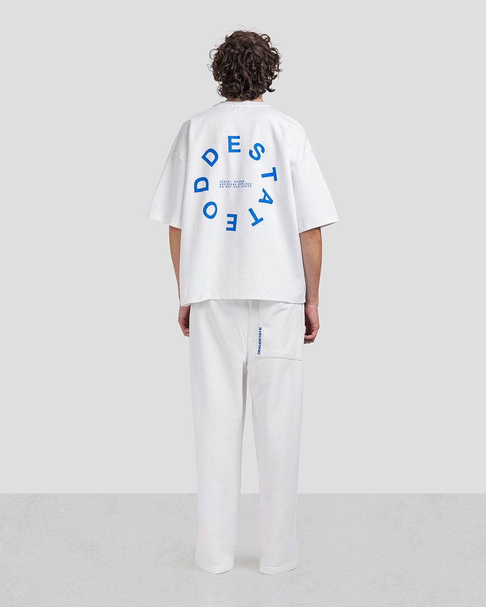 ESSENTIAL TEE - Off White x Blue - Unisex