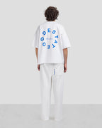 ESSENTIAL TEE - Off White x Blue - Unisex
